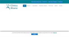 Desktop Screenshot of clinicasalsana.com